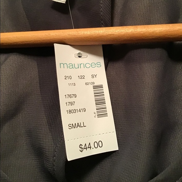 Gray dress with shoulder detail NWT - Picture 4 of 7